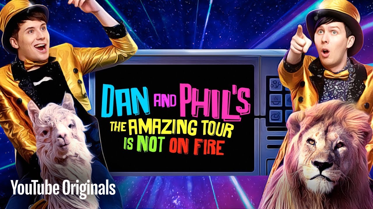 FIlmposter för Dan and Phil's The Amazing Tour is Not on Fire