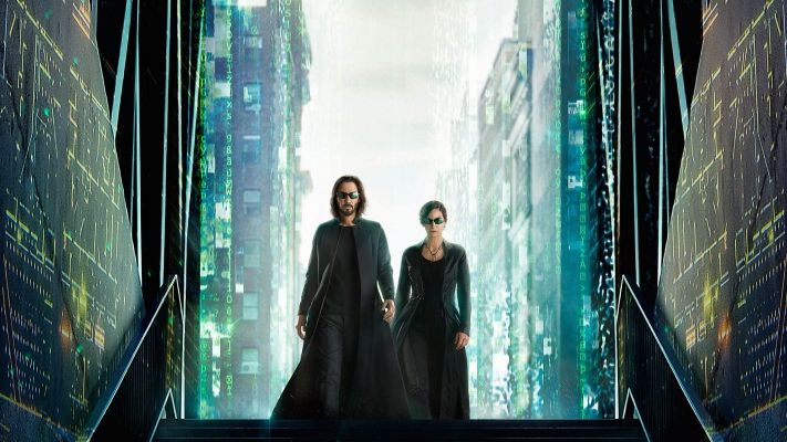 FIlmposter för The Matrix Resurrections